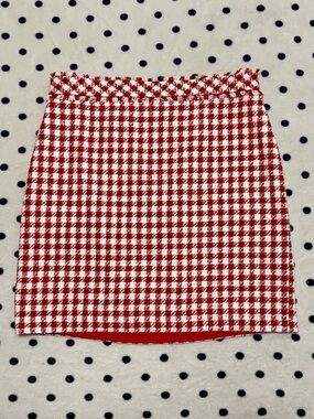 Ann Taylor Gingham Tweed Skirt Size 12